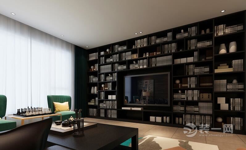 现代时尚简约风格书房装修效果图 现代时尚简约风格书房装修效果图