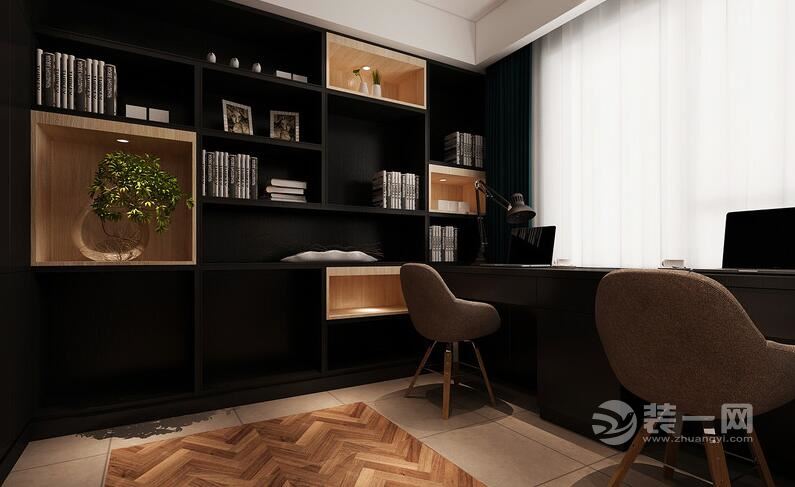 现代时尚简约风格书房装修效果图 现代时尚简约风格书房装修效果图