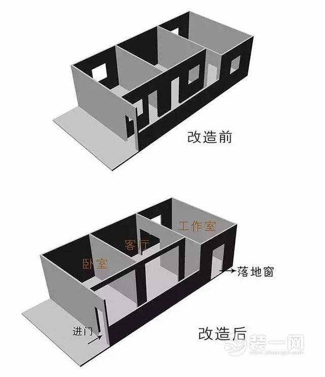5.5万改造老家旧宅 奇怪的是只有窗户没有门
